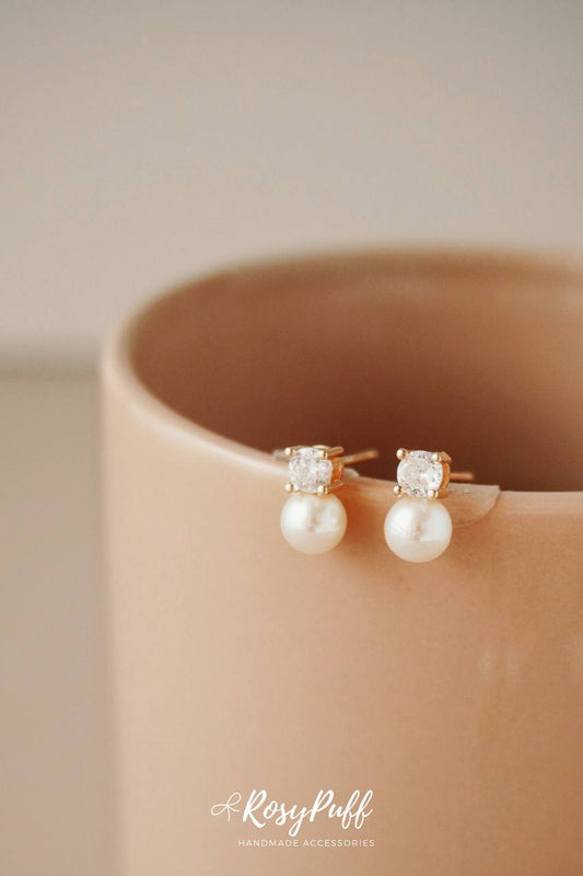 Dewdrop Pearls Earrings In 6mm