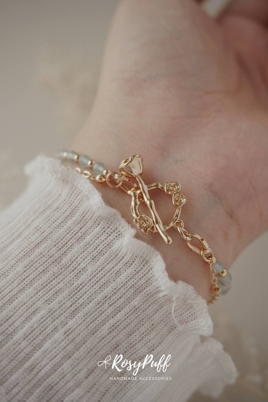 Spring Whisper Duo Layers Bracelet In Blue