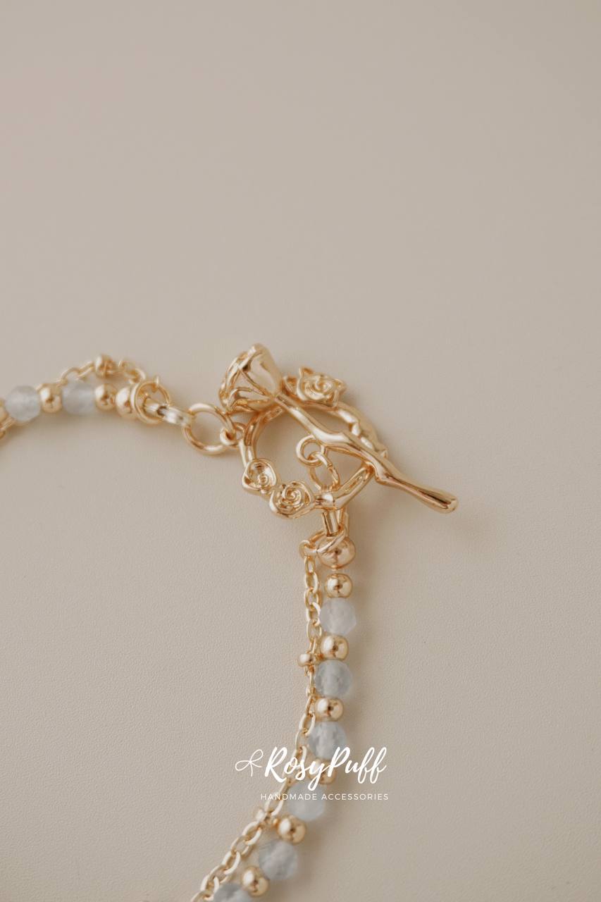 Spring Whisper Duo Layers Bracelet In Blue