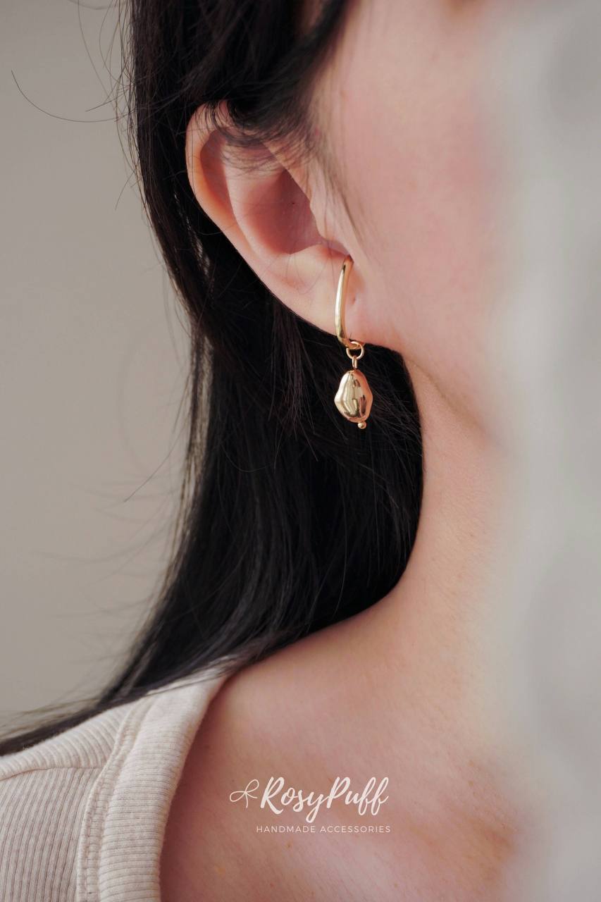 Small Golden Rock Pendants (For Ear Cuffs )