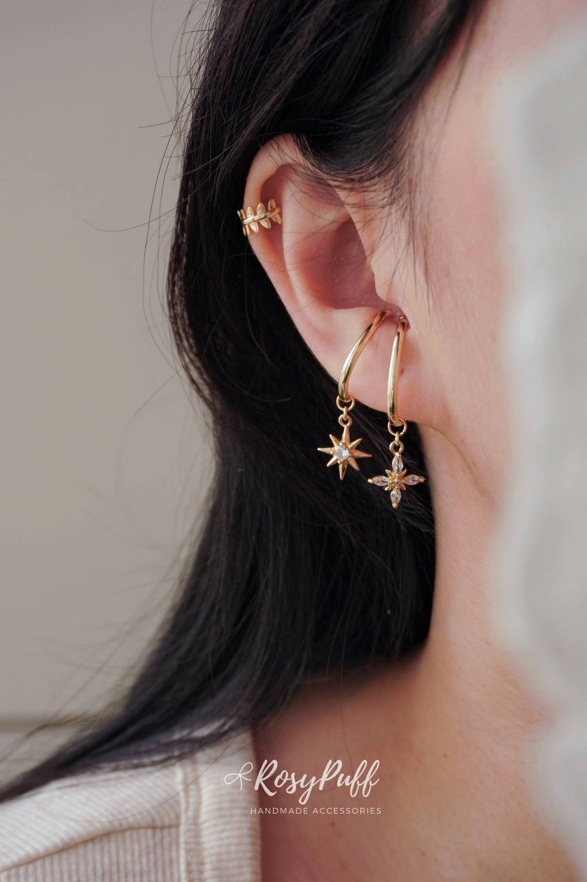 Diamond Cross Pendants ( For Ear Cuff )