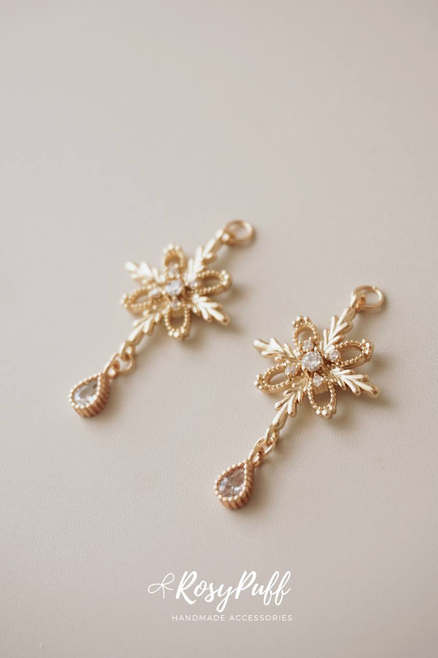 First Snow drops ( For Ear Cuffs )