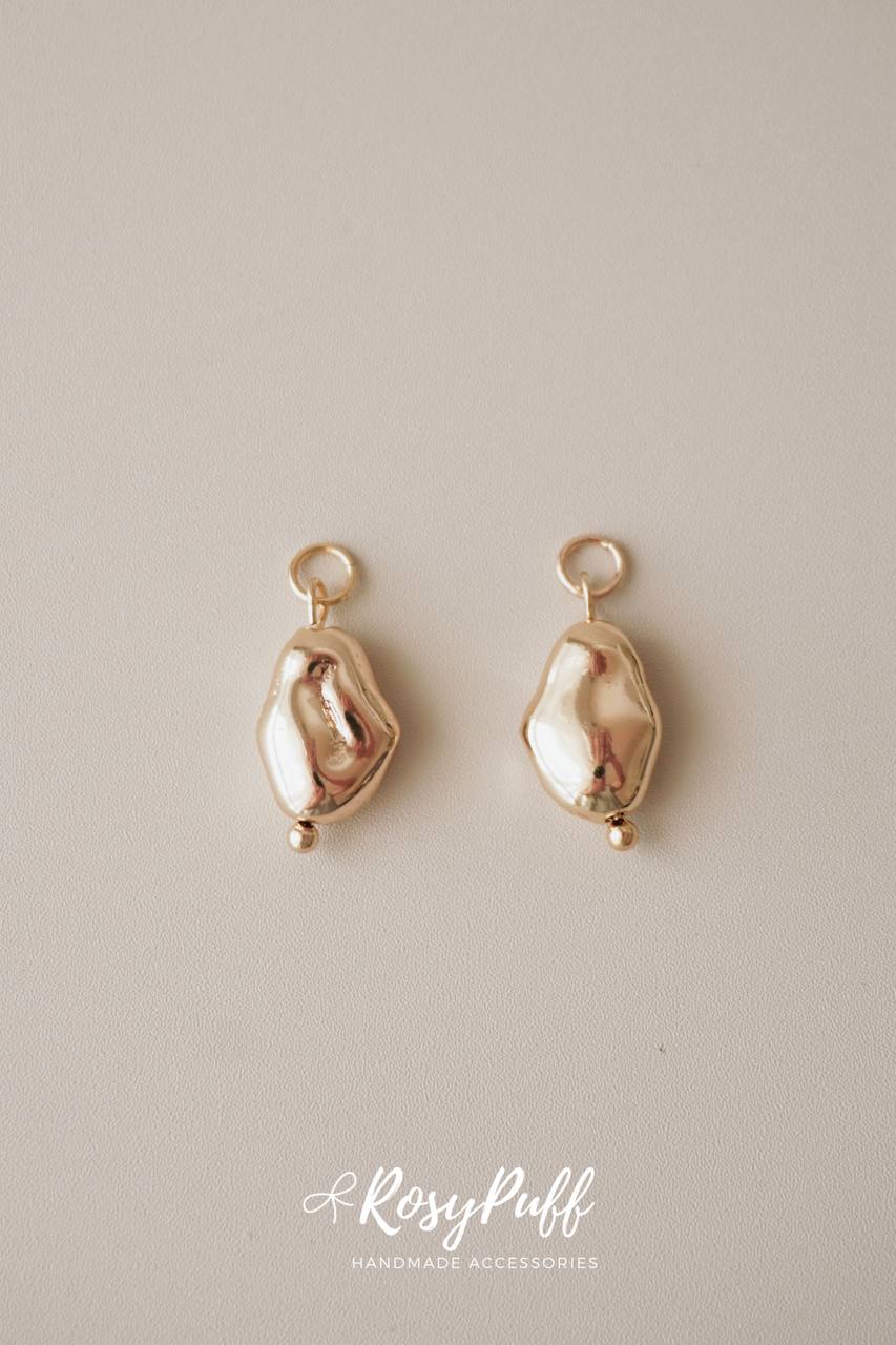 Small Golden Rock Pendants (For Ear Cuffs )