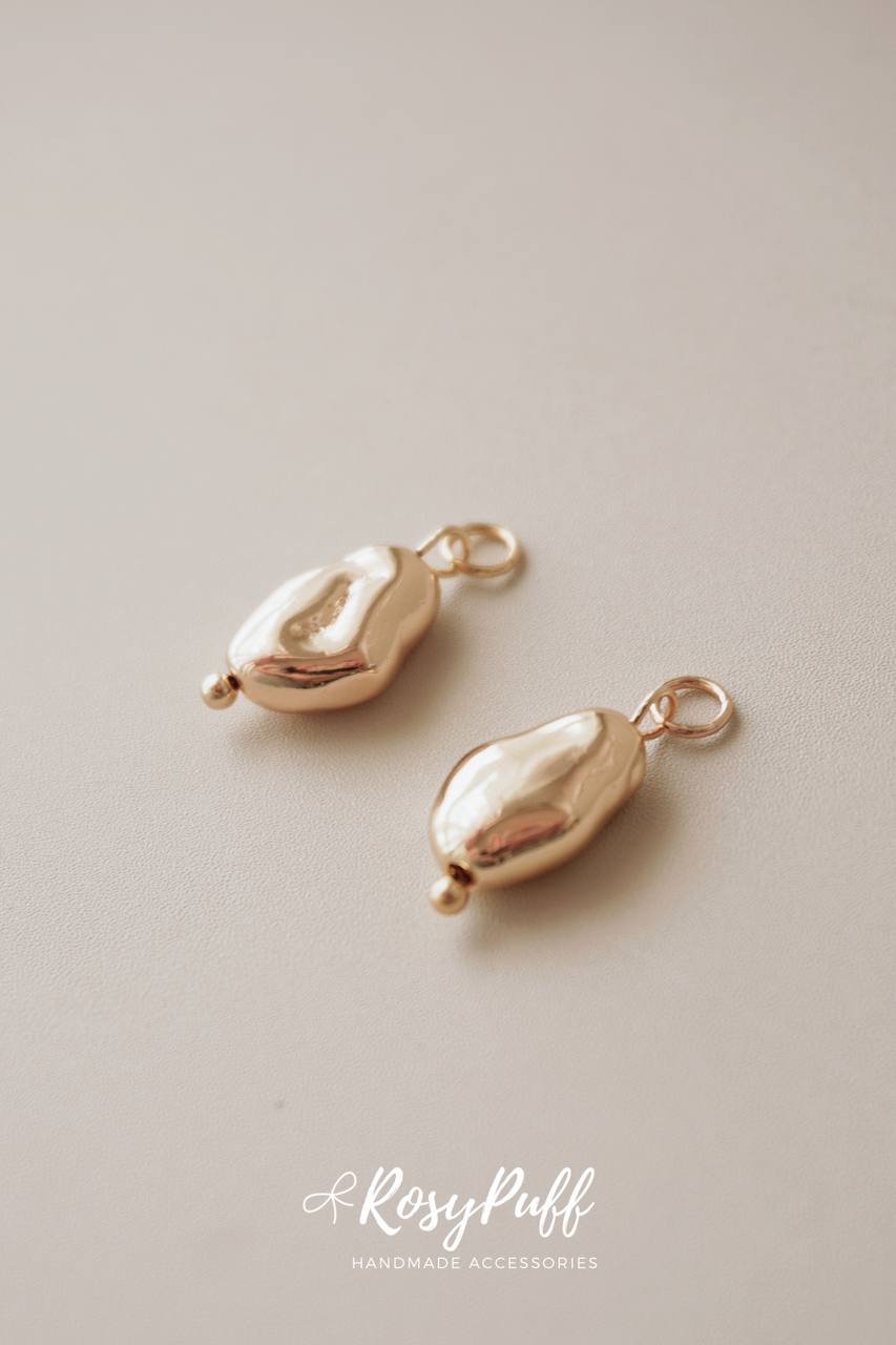 Small Golden Rock Pendants (For Ear Cuffs )