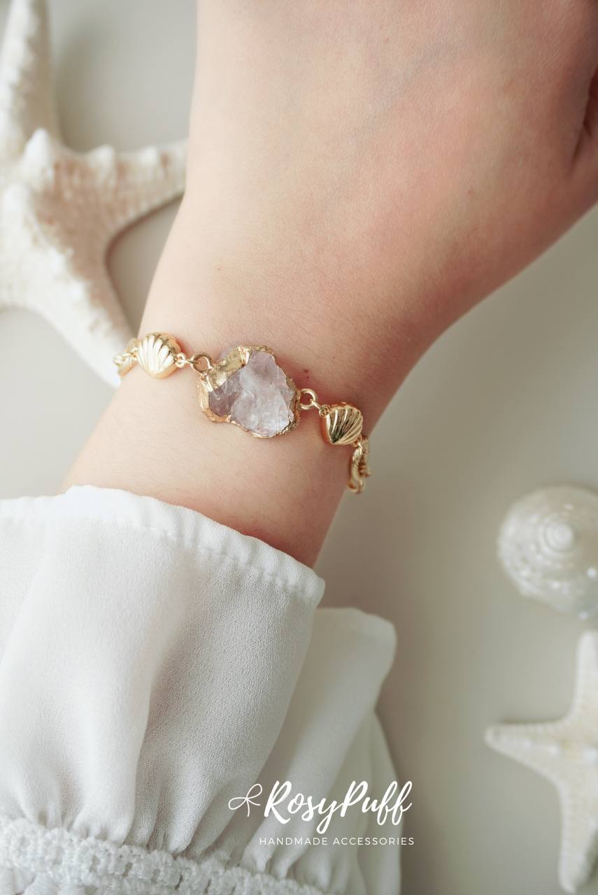 Pink Crystal Ocean Bracelet