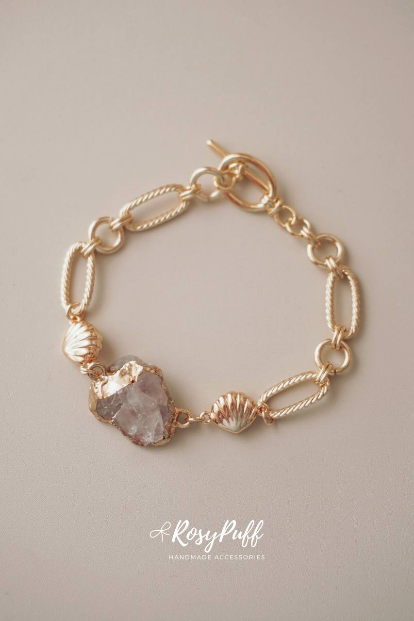 Pink Crystal Ocean Bracelet