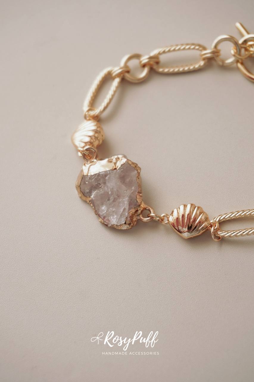 Pink Crystal Ocean Bracelet