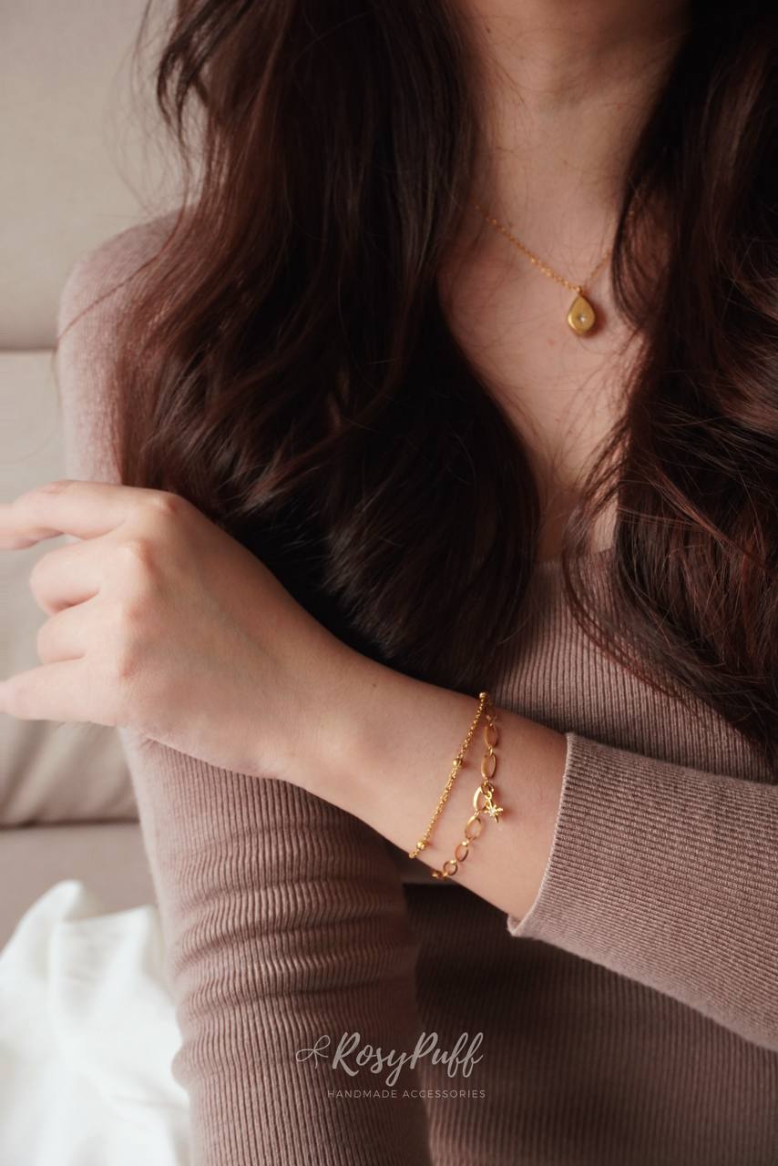 Opalite Duo layers Bracelet