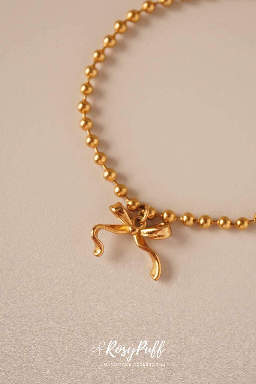 Valine Bow Bracelet