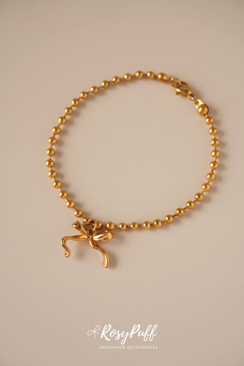 Valine Bow Bracelet