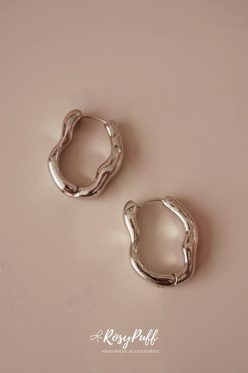 Silver Luminous Earrings
