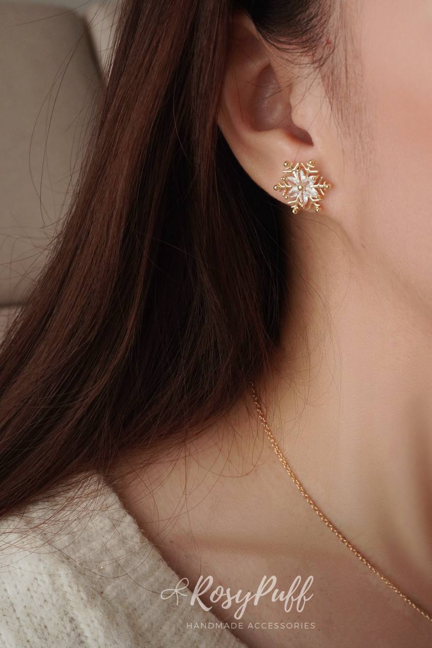 Glittering  Frost Earrings