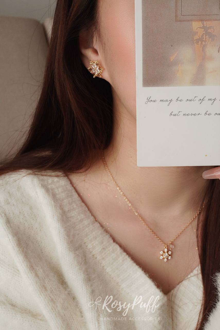 Glittering  Frost Earrings