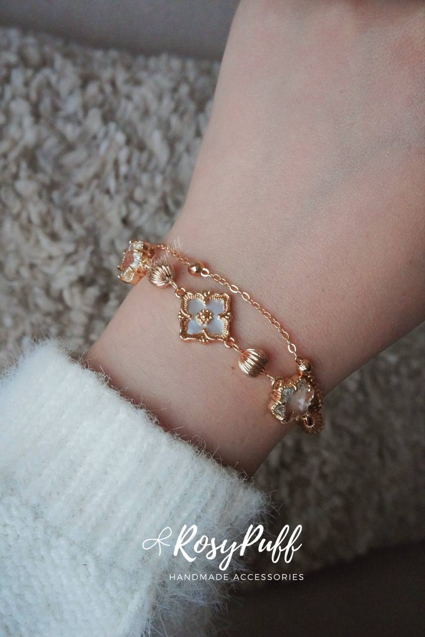 Snow Stardust Bracelet In White 2.0