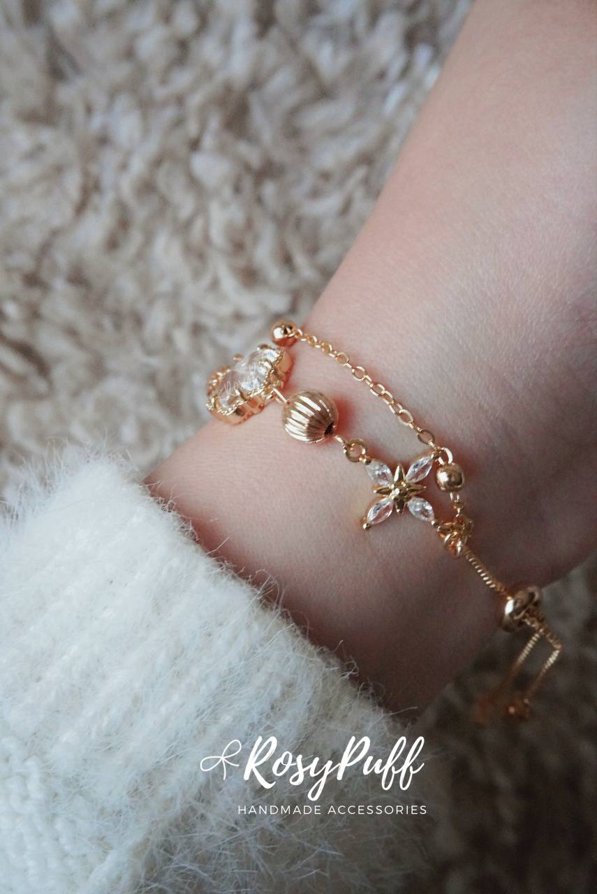 Snow Stardust Bracelet In White 2.0