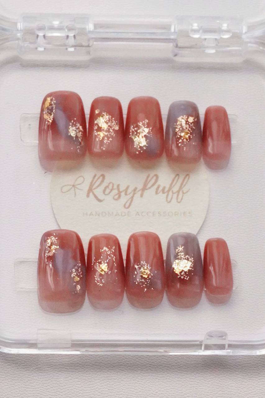 Starlace Foil Press-On Nails