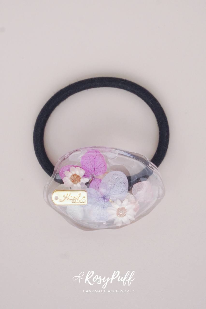 Floral Garden Elastic Hair Tie