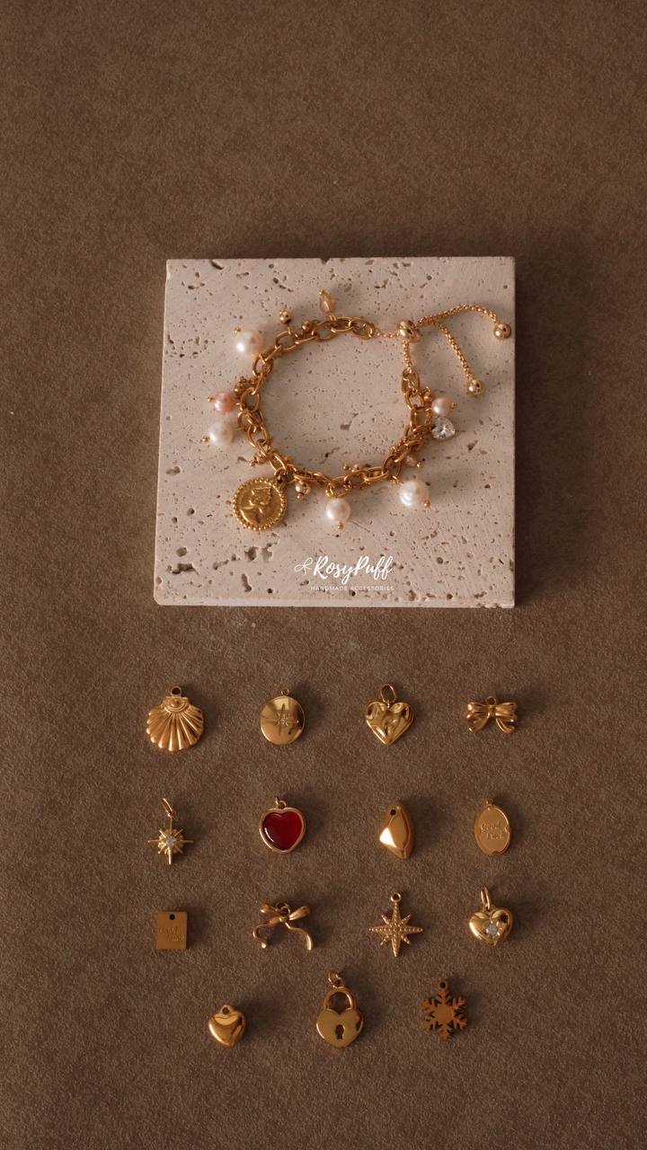 My Story Bracelet Bracelet w customizable charms (Water Resistant)