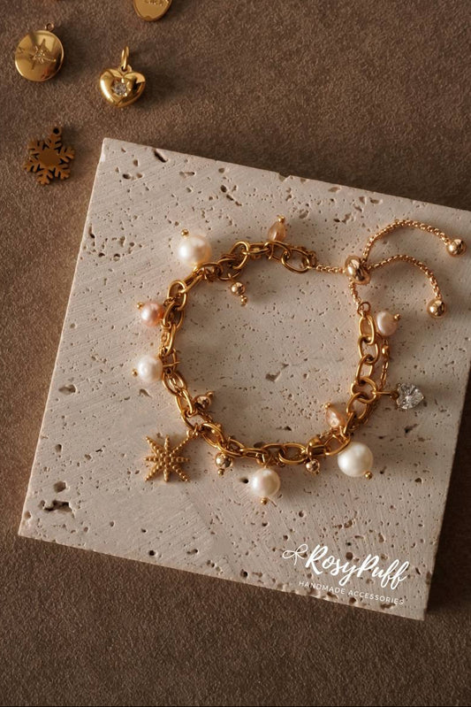 My Story Bracelet Bracelet w customizable charms (Water Resistant)