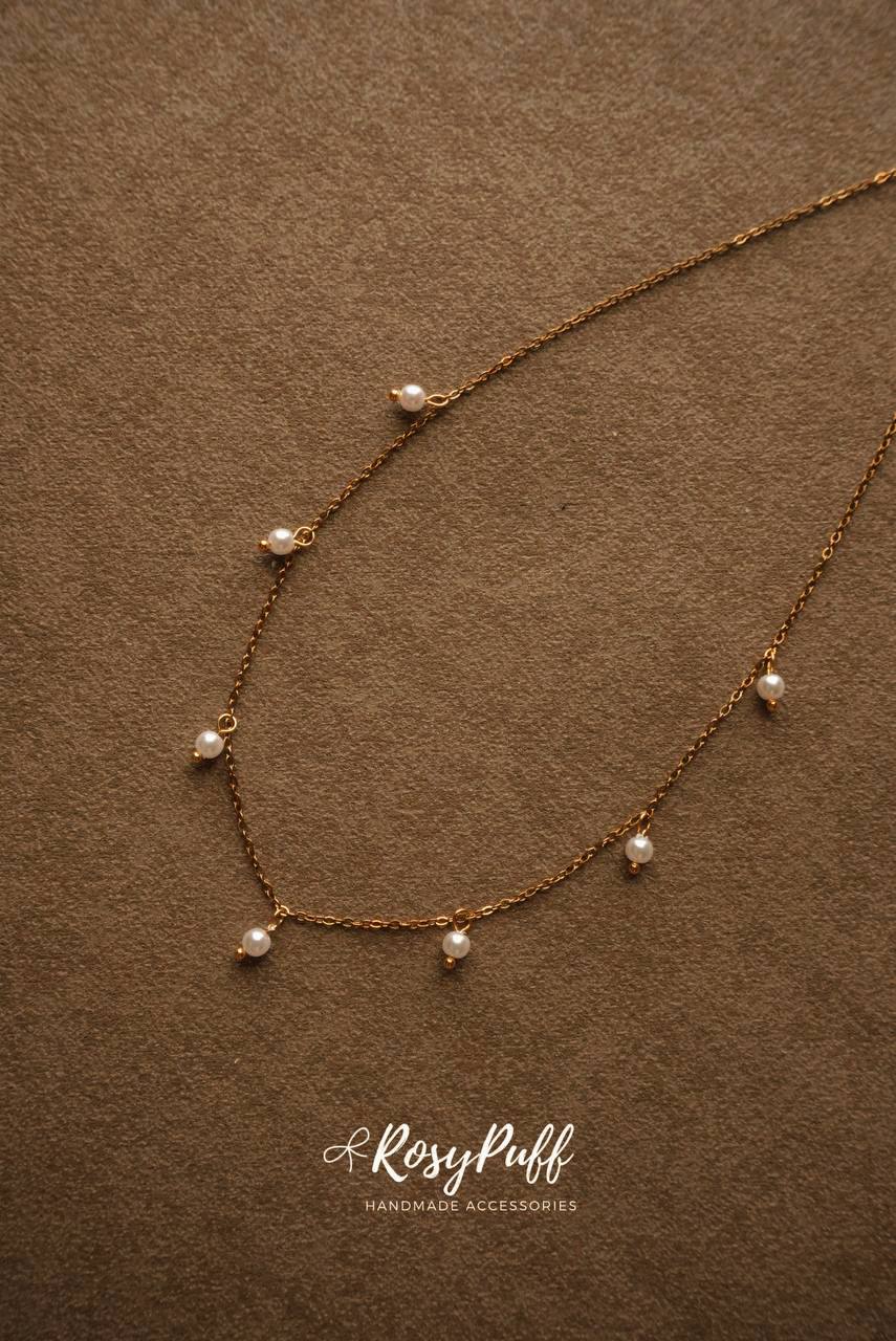 Aria Pearls Necklace ( Water Resistant )