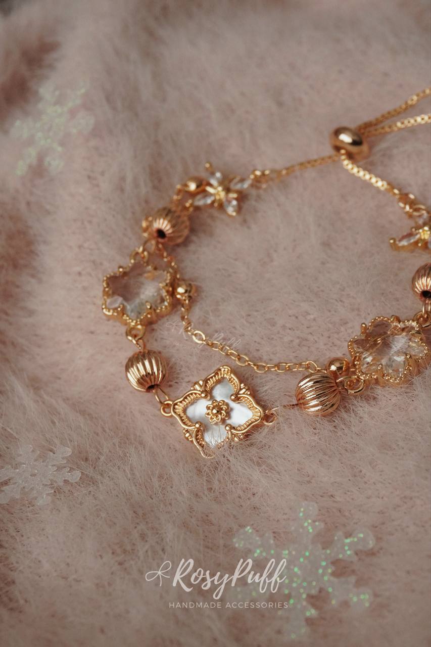 Snow Stardust Bracelet In White 2.0