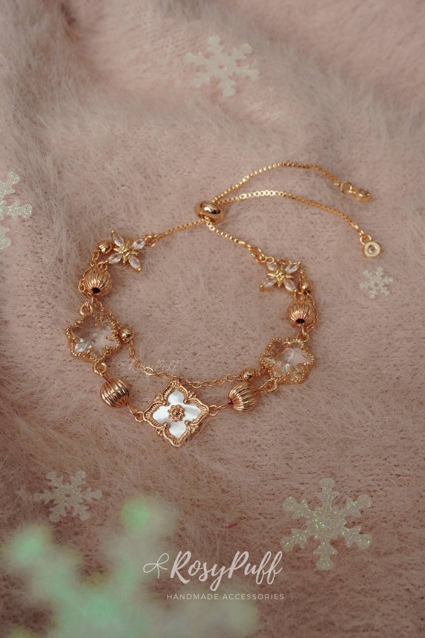 Snow Stardust Bracelet In White 2.0