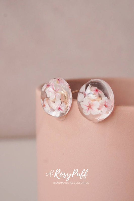 Petite Pink Petals Earrings
