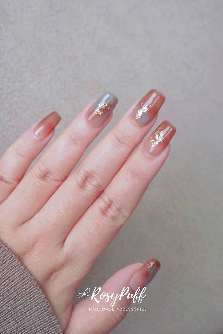 Starlace Foil Press-On Nails