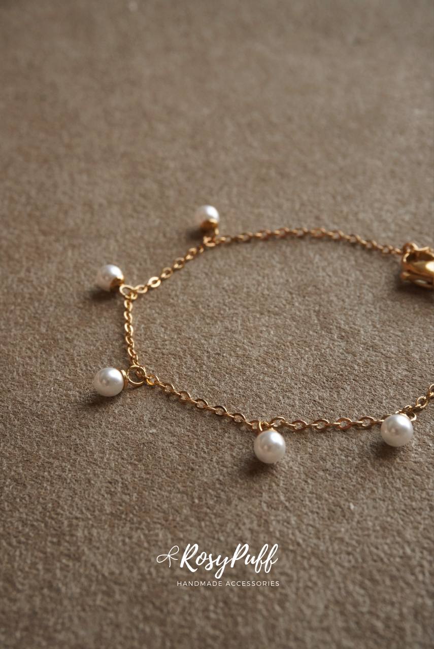 Aria Pearls Bangle ( Water Resistant )