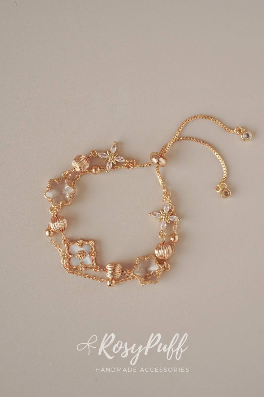 Snow Stardust Bracelet In White 2.0