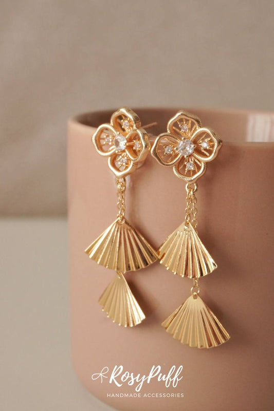 Prosperity Fan Earrings