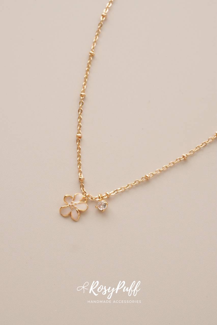 Petite Camellia Necklace