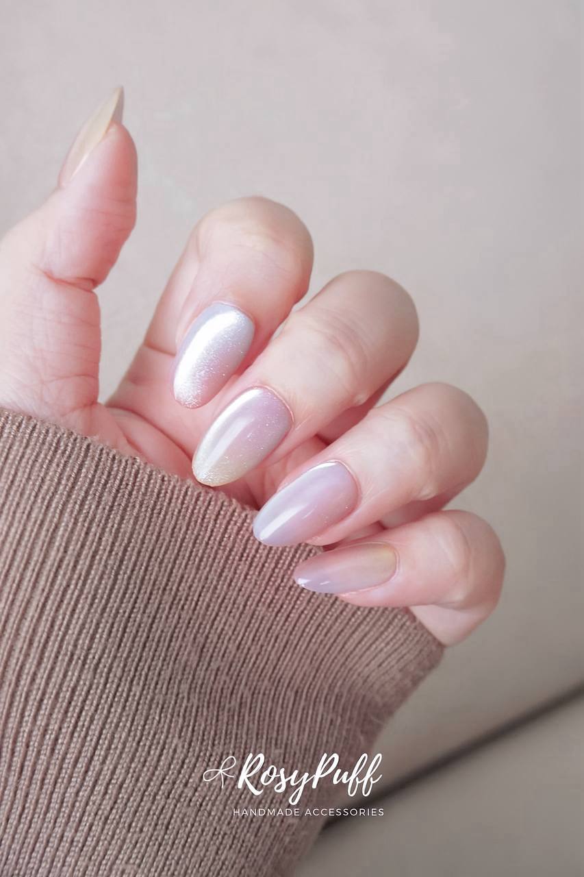 Rainbow Cat Eyes Press-On Nails