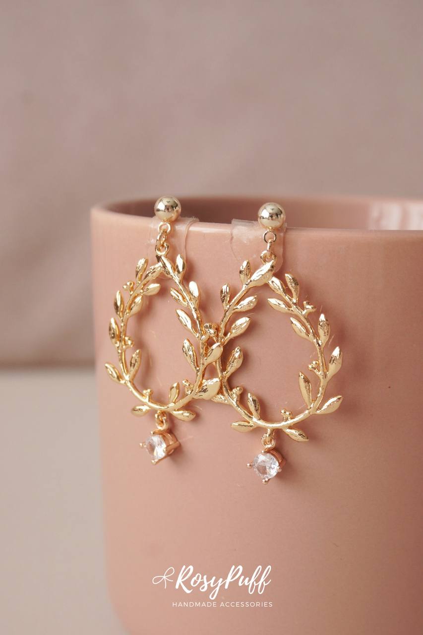 Spring Wreath Earrings