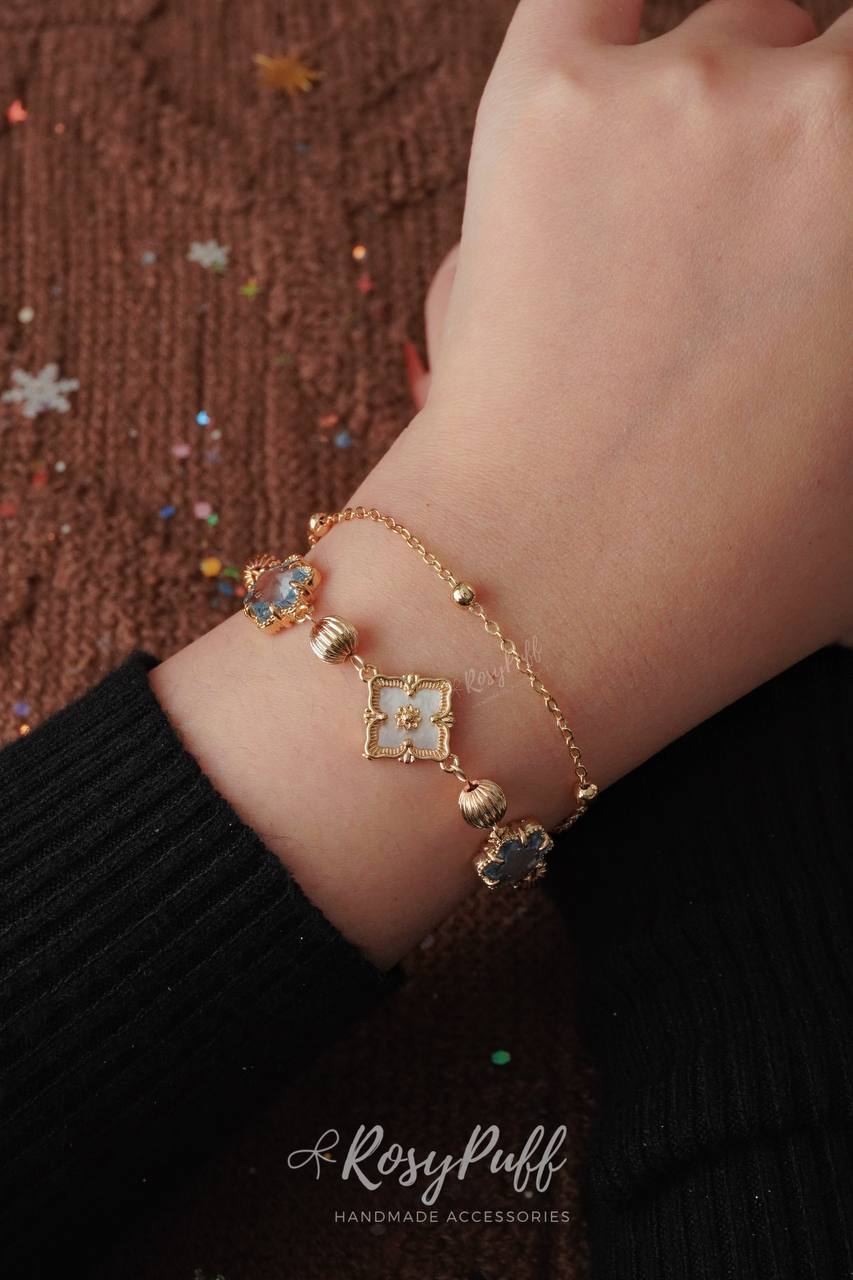 Snow Stardust Bracelet In Blue 2.0