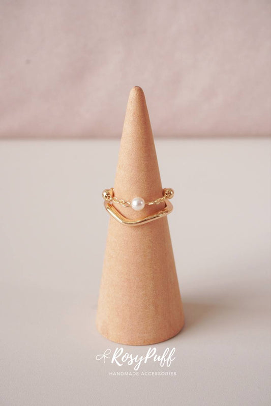 Bloom Aura Duo Layers Ring