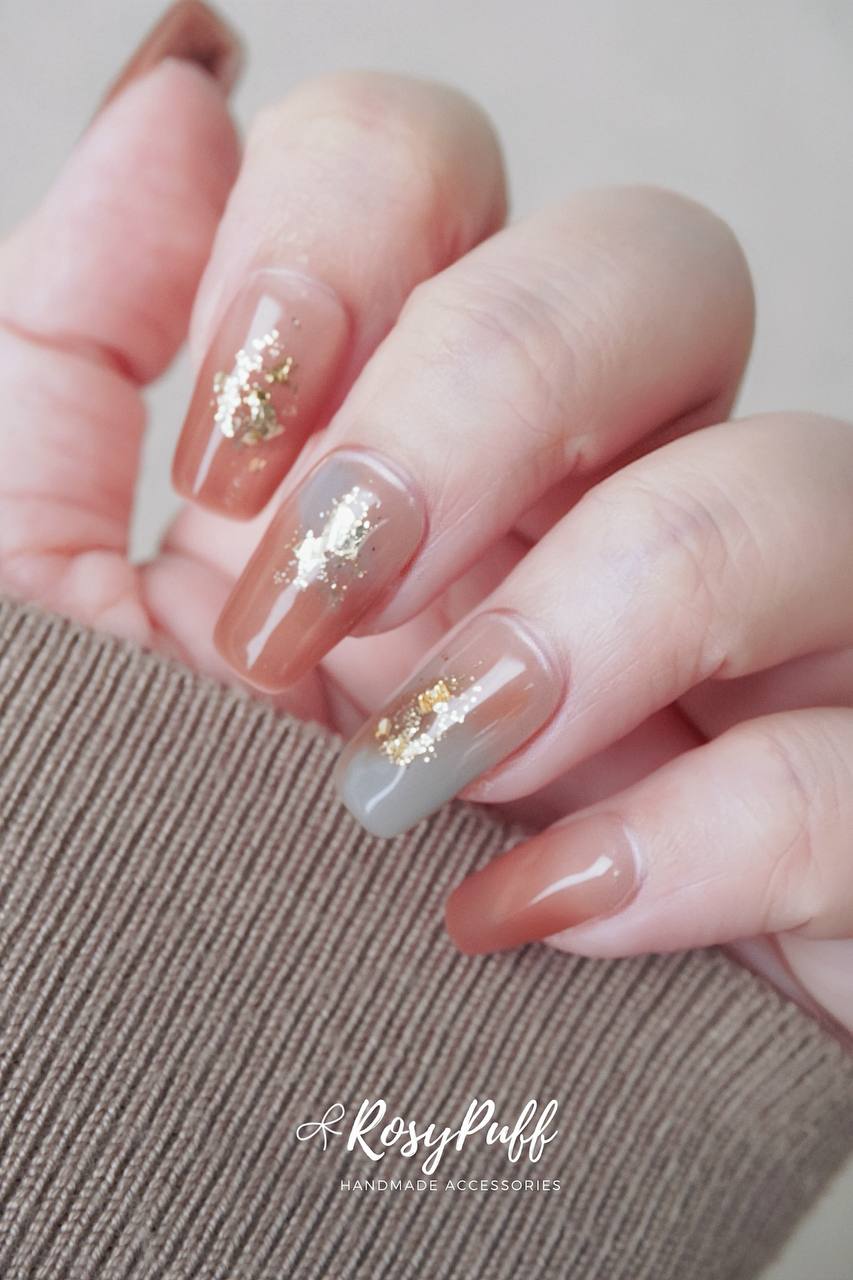 Starlace Foil Press-On Nails