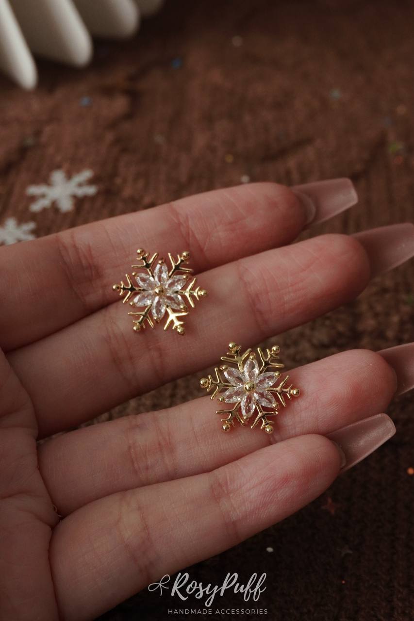 Glittering  Frost Earrings