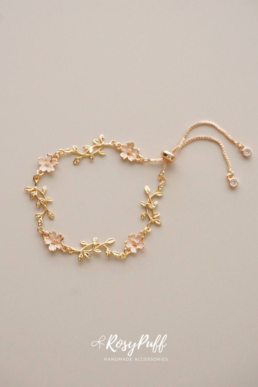 Pastel Pink Sakura Bloomie Bracelet