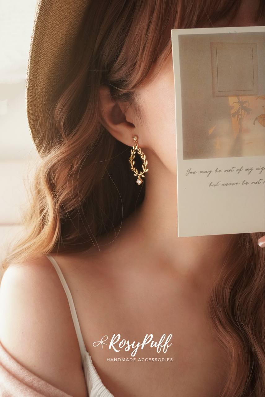 Spring Wreath Earrings