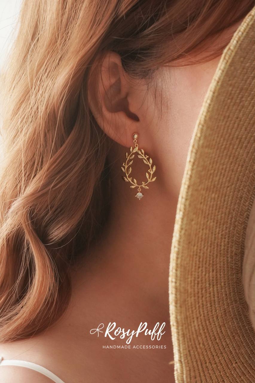 Spring Wreath Earrings
