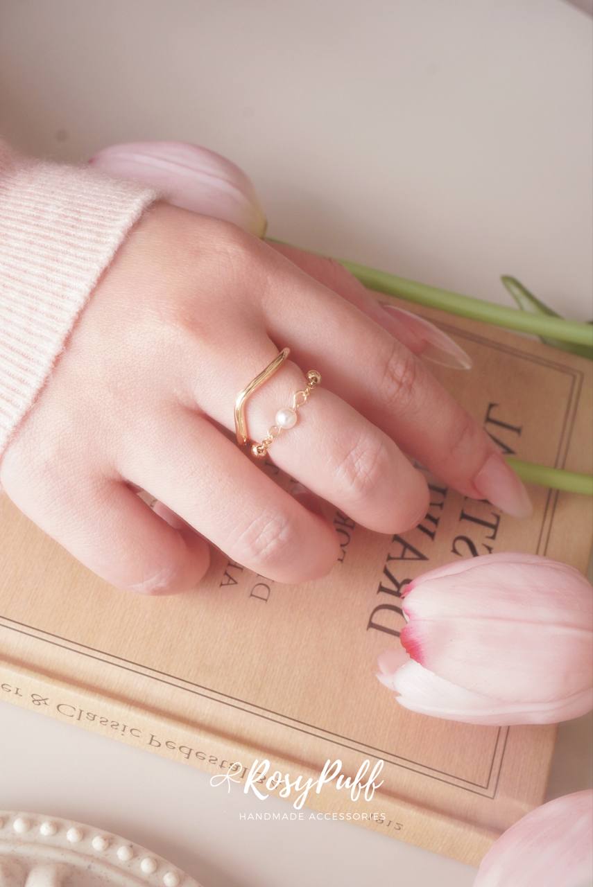 Bloom Aura Duo Layers Ring