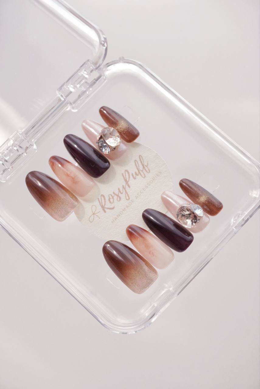 Golden Hush Press-On Nails