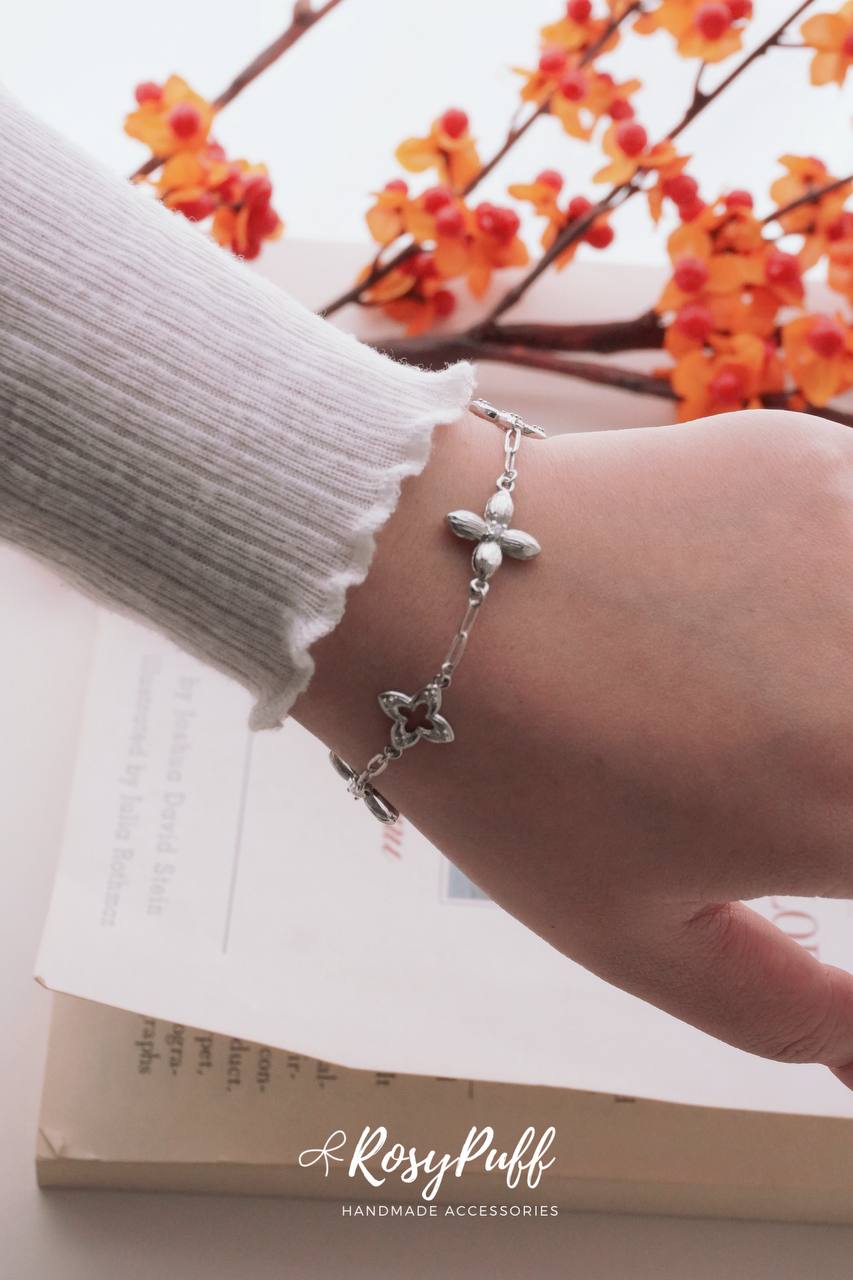 Silver Silk Bracelet