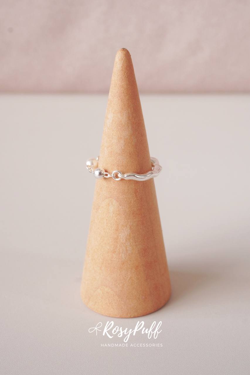 Bloom Aura Ring In Silver