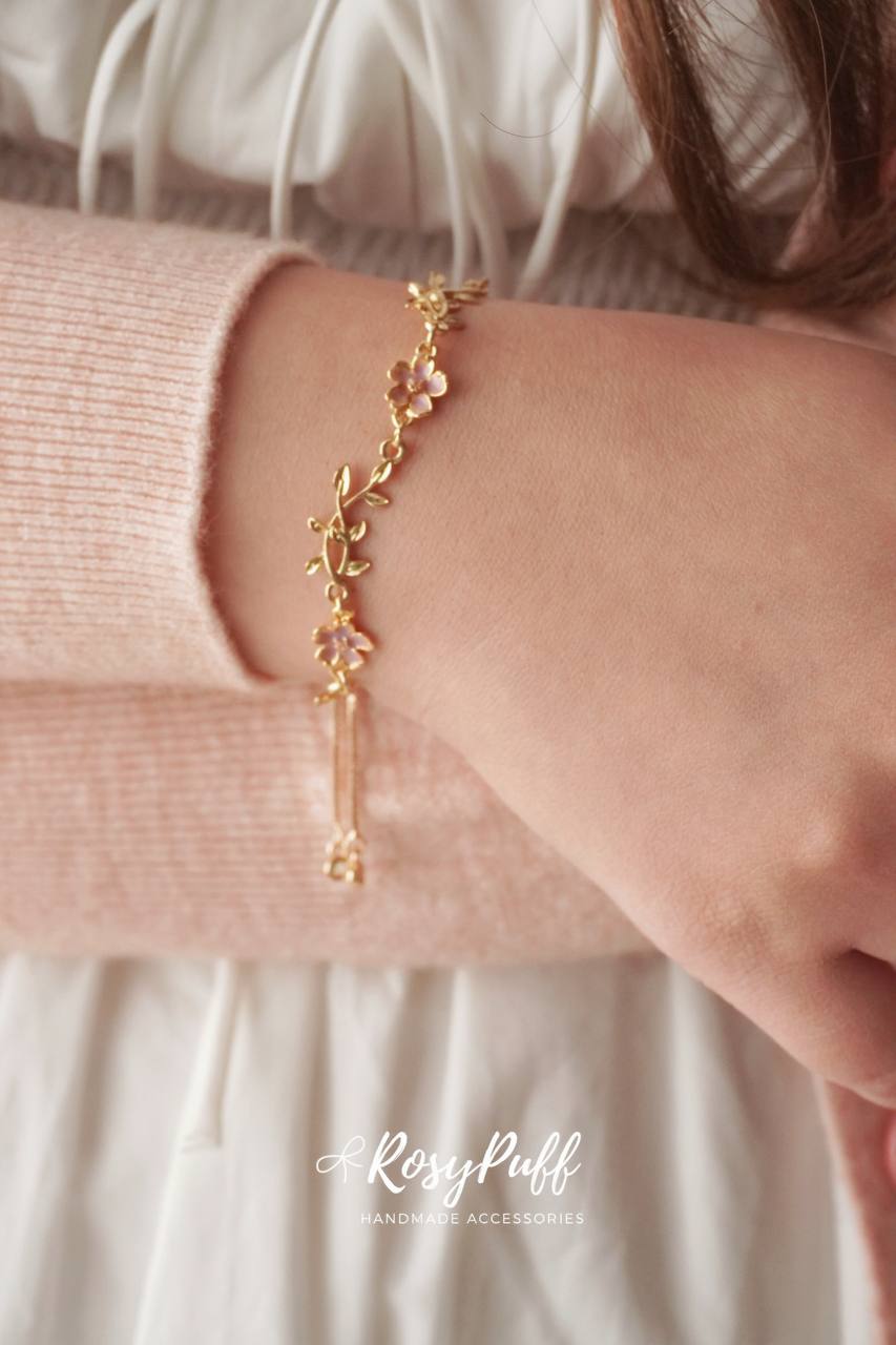Violet Sakura Bloomie Bracelet