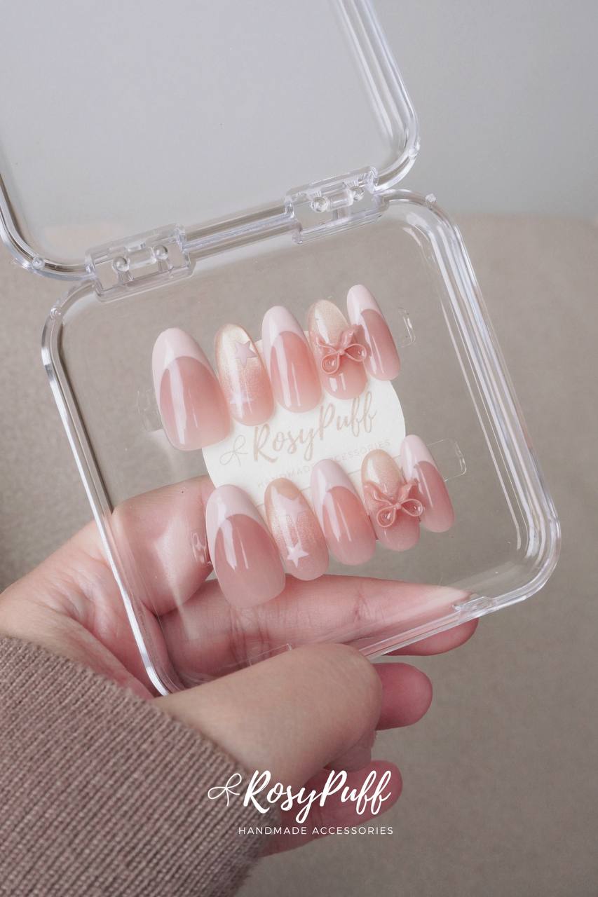 Petite Ribbon Press-On Nails