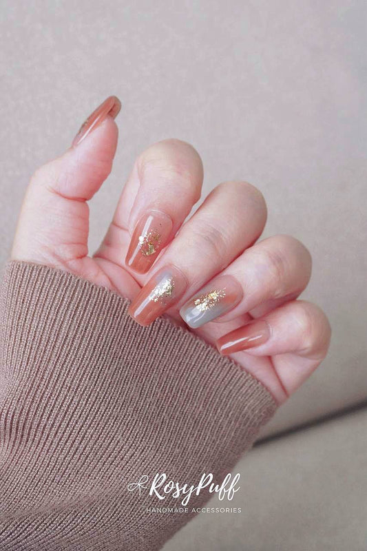 Starlace Foil Press-On Nails